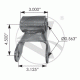 M1724 - Ford Rear of Rear Shackle